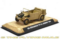 VW 82 Kubelwagen Diecast Model, German Army 15.PzDiv DAK, 1943