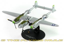 P-38J Lightning Diecast Model, USAAF 8th FG, 80th FS Headhunters, Down Beat