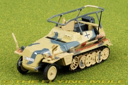 Sd.Kfz.250 Half-Track Diecast Model, German Army DAK, Greif, Tobruk, North Africa