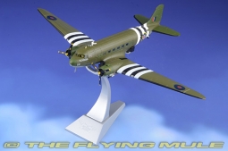 C-47 Skytrain Diecast Model, RAF BBMF, ZA947 Kwicherbichen, RAF Coningsby