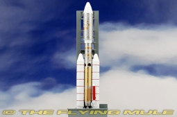 Titan IIIE Rocket Diecast Model, NASA, w/Launch Tower