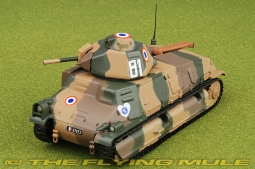 S35 Diecast Model, French Army 1ere DLM, #81, Quesnoy, France, 1940