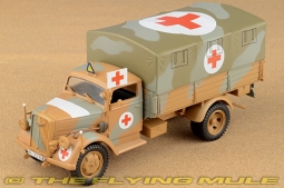 Kfz.305 Blitz Ambulance Diecast Model, German Army DAK, El Alamein, Egypt, 1942