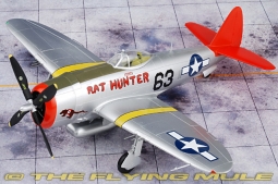 P-47D Thunderbolt Display Model, USAAF 332nd FG, 100th FS Tuskegee Airmen, Rat