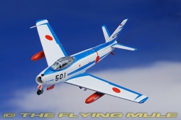 F-86F Sabre Diecast Model, JASDF Blue Impulse, #62-7501, Hamamatsu AB, Japan