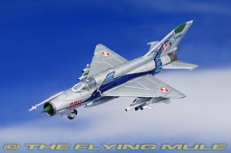 MiG-21MF Fishbed Diecast Model, Polish Air Force 3rd TS, Big Fish, Poznan