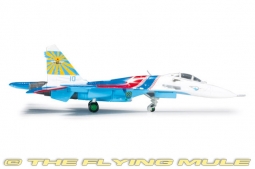 Su-27 Flanker Diecast Model, Russian Air Force Russian Knights