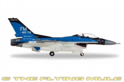 F-16C Fighting Falcon Diecast Model, USAF 482nd FW, 93rd FS Florida Makos, #88-0400 - NOV PRE-ORDER