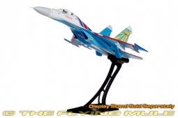 Su-27UB Flanker-C Diecast Model, Russian Air Force Russian Knights, Blue 23