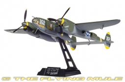 P-38J Lightning Diecast Model, USAAF 475th FG, 432nd FS, #44-23314 23 Skidoo