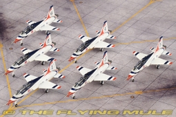 T-38A Talon Diecast Model, USAF Thunderbirds, 6-Piece Set