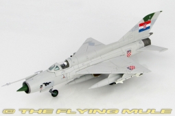 MiG-21BIS Fishbed Diecast Model, Croatian Air Force 1st Fighter Sqn, Avenger of - NOV PRE-ORDER