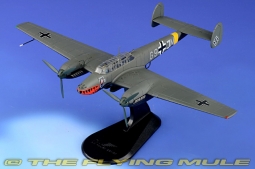 Bf 110E Diecast Model, Luftwaffe 4./NJG1, G9+JM, St Trond, France