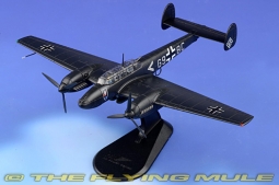 Bf 110E Diecast Model, Luftwaffe II/NJG1, G9+BC, St Trond, France