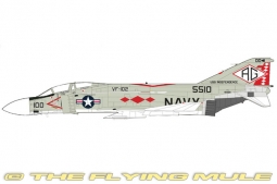 F-4J Phantom II Diecast Model, USN VF-102 Diamondbacks, AG100, USS Independence - MAR PRE-ORDER