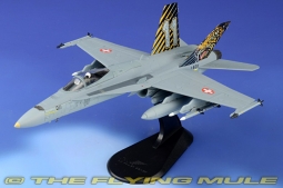 F/A-18C Hornet Diecast Model, Swiss Air Force, #J-5011, Zaragoza AB, Spain