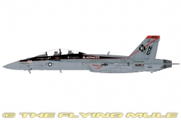 F/A-18F Super Hornet Diecast Model, USN VFA-41 Black Aces, NG100, USS John C. - MAR PRE-ORDER