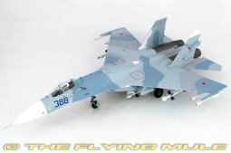 Su-27 Flanker-B Diecast Model, Russan Air Force, Blue 388, Paris le Bourget