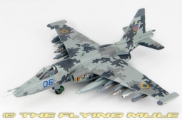 Su-25SM Frogfoot Diecast Model, Ukrainian Air Force 299th Aviation Bgd, Blue 06