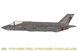 F-35C Lightning II JSF Diecast Model, USN VFA-101 Grim Reapers, NJ101, Edwards AFB, CA - FEB PRE-ORD