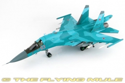 Su-34 Fullback Diecast Model, Russian Air Force, Red 03, Bassel Al-Assad - JAN PRE-ORDER