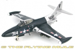 F9F-5 Panther Diecast Model, USN VF-111 Sundowners, V314 Vice Versa, USS Lake