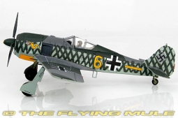 Fw 190A Diecast Model, Luftwaffe 6./JG 1, Yellow 6, Wolfgang Leonhardt