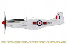 P-51D Mustang Diecast Model, RNZAF No.3 (Canterbury) Sqn, New Zealand, 2010 - APR PRE-ORDER