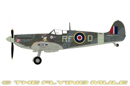 Spitfire Mk V Diecast Model, RAF No.303 (Polish) Sqn, EN951, Jan Zumbach, RAF - JAN PRE-ORDER