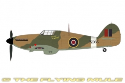 Hurricane Mk II Diecast Model, RAF BBMF, PZ865 The Last of the Many - JUN PRE-ORDER