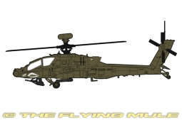 AH-64D Longbow Apache Diecast Model, US Army 1st Attack Recon Btn, #05-7011, Camp - NOV PRE-ORDER