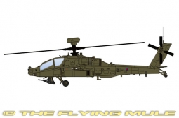 AH-64D Longbow Apache Diecast Model, British Army Air Corps, ZJ171, Prince Harry, RAF - FEB PRE-ORDE