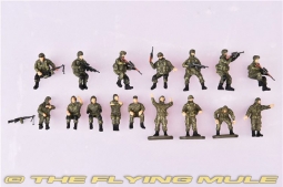 Display Model, Russian Army, 16-Piece Figure Set (Green)