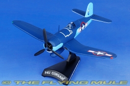 F4U Corsair Diecast Model, USMC VMF-422, White 8, Robert Stout, Engibi