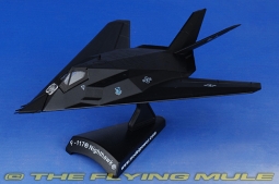 F-117A Nighthawk Diecast Model, USAF 37th TFW, 417th TFS Bandits, #84-0828