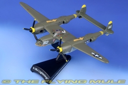 P-38J Lightning Diecast Model, USAAF 475th FG, 432nd FS, #42-66504 23 Skiddoo