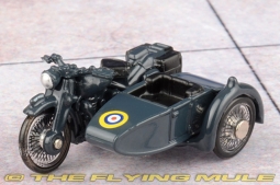 M20 Motorcycle w/Sidecar Diecast Model, RAF