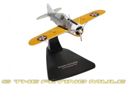 F2A Buffalo Diecast Model, USN VF-3 , 3-F-18, USS Saratoga, 1939