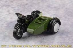 M20 Motorcycle w/Sidecar Diecast Model, British Army 34th Armoured Bgd