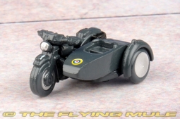 M20 Motorcycle w/Sidecar Diecast Model, RAF