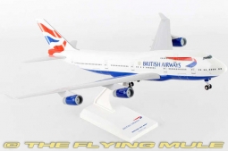 747-400 Display Model, British Airways, w/Landing Gear - NOV PRE-ORDER