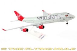 747-400 Display Model, Virgin Atlantic Airways, w/Landing Gear