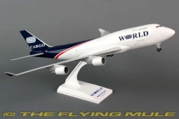 747-400 Display Model, World Airways, w/Landing Gear - NOV PRE-ORDER