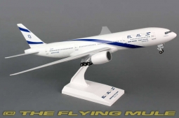 777-200 Display Model, El Al, w/Landing Gear