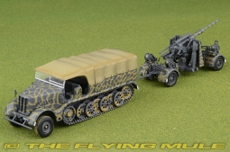 Diecast Model, German Army, Sd.Kfz.9 Half-Track w/88mm FlaK 36