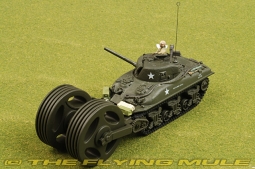 M4 Sherman T1E3 Mine Roller Diecast Model, US Army, Battling Bitch, Normandy, France, D-Day